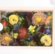 カラフルな花のウェルカムボード